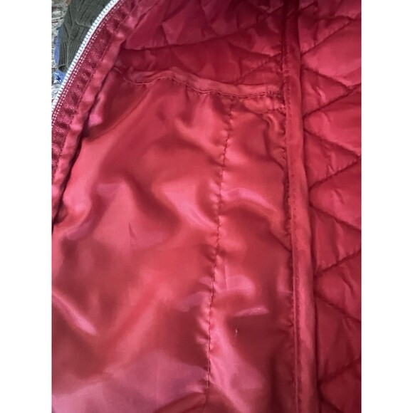 Colosseum Own the Stands Indiana University Red Puffer Vest Hooded Size S - Picture 6 of 6